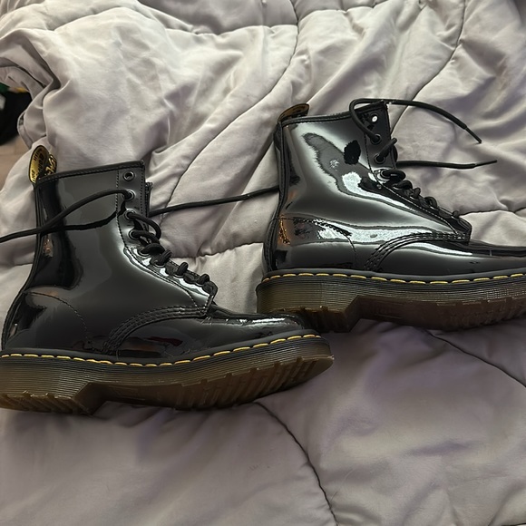 BLACK DR. MARTENS BOOTS - Picture 2 of 3
